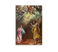Póster de El Greco Fine Artwork de La Anunciación, impresiones artísticas para pared, cuadros fotográficos, decoración de habitación, decoración del hogar, 40 x 60 cm