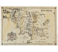 Póster de «El Señor de los Anillos» de GB Eye, Mapa pergamino, 65 x 3.5 x 3.5 cm