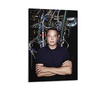Póster de Elon Musk de oficina (14) 20 x 30 cm, 20 x 30 cm, impresión en lienzo