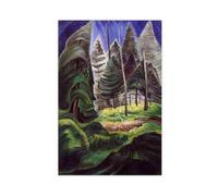 Póster de Emily Carr con diseño de un mar de subterráneo que se apresura para dormitorio, arte de pared, oficina, habitación, decoración estética, regalo, sin marco, 40 x 60 cm