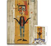 Póster de espectáculo de Marionetas, Rompecabezas de 1000 Piezas para Adultos, Juego de Habilidad Educativo Interactivo, Gran Idea de Regalo significativo, tamaño 38x52cm