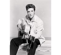 Póster de estrella de la celebridad Elvis Presley cantante antigua música original 7 30 x 45 cm