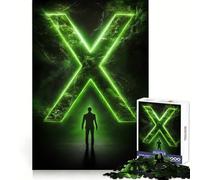 Póster de Expediente X, Rompecabezas de 1000 Piezas para Adultos, Mejora la Memoria, Tiempo Libre Divertido, Arte Cortado con láser, (38x52cm)
