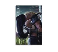 Póster de Final Fantasy de videojuegos, 2 pósteres decorativos para pared, lienzo e impresión artística moderna para decoración de dormitorio familiar, 20 x 30 cm