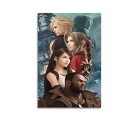 Póster de Final Fantasy de videojuegos, pintura decorativa, lienzo, póster de pared e imagen artística moderna para decoración de dormitorio familiar, pósteres de 20 x 30 pulgadas (50 x 75 cm)