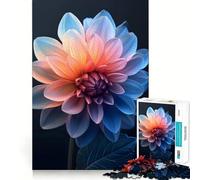 Póster de Flores realistas, Rompecabezas de 1000 Piezas para Adolescentes, Que estimula la Memoria, Calma y Tranquilidad, Regalo de Primera Calidad (38x26cm)
