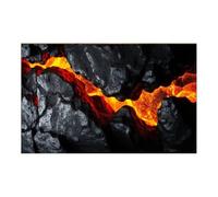 Póster De Fondo Acuario Roca Negra Con Efecto 3D | Fondo autoadhesivo 3d del papel pintado del tanque de peces de piedra de roca HD(Black,50x90cm)