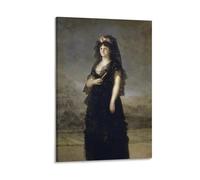 Póster de Francisco De Goya-María Luisa De Borbón-Parma, Reina De España, Con Mantilla, Póster para colgar