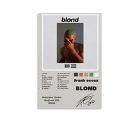 Póster de Frank Ocean Blond con portada de álbum de música a la moda, lienzo para decoración de pared, 40 x 60 cm, estilo sin marco, 1