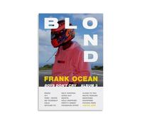 Póster de Frank Ocean Blond2 con portada de álbum de música a la moda, lienzo para decoración de pared, 50 x 75 cm, sin marco, estilo 1