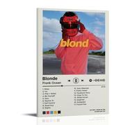 Póster de Frank Ocean Blond3 con portada de álbum de música a la moda para decoración de pared, 50 x 75 cm, estilo marco
