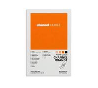 Póster de Frank Ocean, canal, naranja, portada de álbum de música, lienzo para decoración de pared, 40 x 60 cm, sin marco, estilo 1