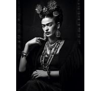 Póster de Frida Kahlo sentado en una silla, arte de pared, decoración del hogar