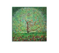 Póster de Gustav Klimt (árbol de manzana I) para pared, 40 x 40 cm
