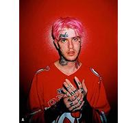 Póster de Hellboy Lil Peep 2016 con imagen de rapero americano y cantante compositor de canciones (tamaño A4)