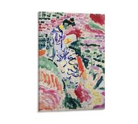 Póster de Henri Matisse Fauvist Famous Painting (mujer japonesa por el agua) para habitación, lienzo estético impreso, arte de pared, pintura para decoración del hogar; marco; 16 x 24 pulgadas (40 x