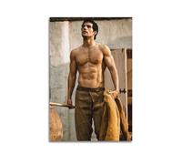 Póster de Henry Cavill para pared, lienzo estético, decoración de música y película, sala de estar, dormitorio, 20 x 30 cm, estilo sin marco