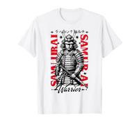 Póster de Historia marcial de Samurai Warrior Bold Ink Camiseta