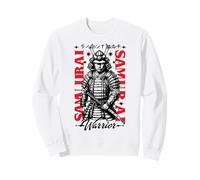 Póster de Historia marcial de Samurai Warrior Bold Ink Sudadera