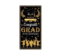 Póster de horizonte para eventos de graduación (negro, talla única)