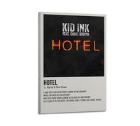 Póster de Hotel by Kid Ink & Chris Brown para pared, diseño de portada para dormitorio, películas, 60 x 90 cm, estilo marco