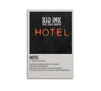 Póster de Hotel by Kid Ink & Chris Brown para pared, diseño de portada para dormitorio, películas, 60 x 90 cm, estilo sin marco