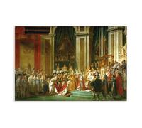 Póster de Jacques Louis David, La consagración del emperador Napoleón y la coronación de la emperatriz Josefina, impresión artística para pared