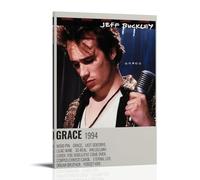 Póster de Jeff Buckley Album Grace, arte de pared, estético, póster de arte moderno, pintura para sala de estar, 40 x 60 cm, estilo marco