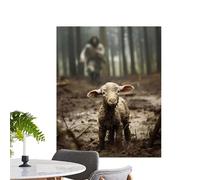 Póster de Jesús para decoración de pared, espiritual, moderno, lienzo