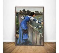 Póster de John William Waterhouse en alta definición, para decoración de paredes, bares, cafeterías, habitaciones, lienzo (40 x 60 cm, sin marco)