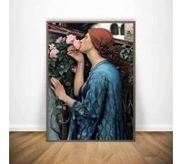 Póster de John William Waterhouse en alta definición, para decoración de paredes, bares, cafeterías, habitaciones, lienzo (60 x 90 cm, sin marco)