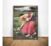 Póster de John William Waterhouse en alta definición, para decoración de paredes, bares, cafeterías, habitaciones y lienzo (70 x 100 cm, sin marco)