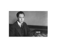 Póster de José Raúl Capablanca Chess Master Picture Print Wall Art Poster Painting Canvas Posters Artworks Room Aesthetic 20x30inch (50x75cm)