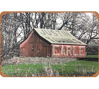 Póster de Justin Townes Earle 2011 Chicago, IL Metro retro de metal vintage de 30,5 x 20,3 cm, decoración de pared