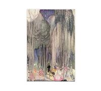 Póster de Kay Nielsen de las Doce Princesas Danzantes de Polvo y Crinolina, arte de pared, dormitorio, oficina, habitación, decoración, regalo, sin marco, 50 x 76 cm
