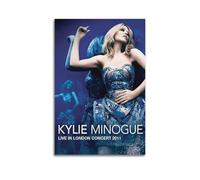 Póster de Kylie Minogue con impresión de portada de álbum, póster de portada musical, pop hip hop, rap, cantante, estrella, póster estético, arte de pared para niñas y niños, adolescentes, decoración