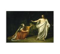 Póster de la aparición de Cristo a María Magdalena después de la resurrección de Alexander Andreyevich Ivanov, lienzo decorativo para dormitorio, arte de pared, oficina, habitación