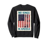 Póster de la Bandera de No Kings In America Sudadera