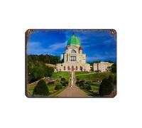 Póster de la capilla real del Monte San José, letrero de estaño, vintage, metal, pub, club, cafetería, bar, hogar, decoración de pared, póster retro de 30 x 40 cm