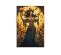 Póster de la diosa del inframundo Perséfone para pared, póster impreso, lienzo, obras de arte, decoración de habitación, 40 x 60 cm