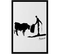 Póster de la exposición de Pablo Picasso Arte de pared de corridas de toros Pablo Picasso Impresiones Pintura en lienzo moderna para decoración minimalista del hogar Cuadros 40x50cm Sin marco