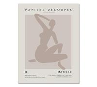 Póster de la exposición del museo Henri Matisse, arte abstracto de pared, pintura en lienzo de Henri Matisse y grabados, imagen moderna para decoración del hogar, 50 x 70 cm x 1, sin marco