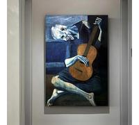 Póster de la famosa obra de arte de Pablo Picasso, impresión en lienzo, pintura abstracta vintage, arte de pared para galería, sala de estar, decoración del hogar (50x70 cm/sin marco)