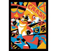 Póster de la marca Don Crash Bandicoot, enmarcado, 30 x 40 cm, multicolor