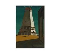 Póster de La nostalgia del infinito de Giorgio De Chirico para estética de habitación, lienzo para pared e impresión sin marco, 61 x 91 cm