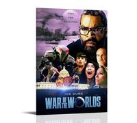 Póster de la película de ciencia ficción de la Guerra de los Mundos, sátira de ciencia ficción, arte de pared, lienzo estético, póster de música vintage y películas, pintura decorativa para sala de