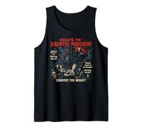Póster de la película de Escape de la mansión embrujada, Vintage, Halloween Camiseta sin Mangas