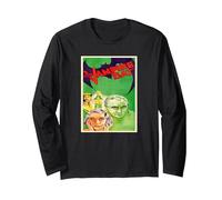 Póster de la película de Terror de murciélago Vampiro Manga Larga, Unisex para Adultos, Negro, M