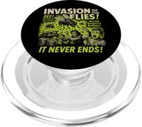 Póster de la película Invasion of The Flies Vintage Halloween Flies PopSockets PopGrip para MagSafe