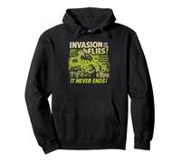 Póster de la película Invasion of The Flies Vintage Halloween Flies Sudadera con Capucha